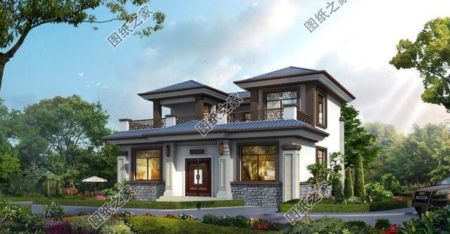 中國式庭院別墅設(shè)計，刻在骨子里的中式浪漫，適合農(nóng)村建房