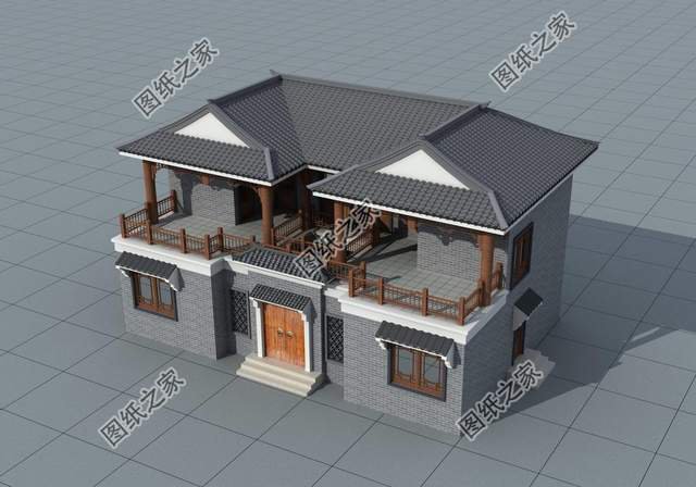 中國式庭院別墅設(shè)計，刻在骨子里的中式浪漫，適合農(nóng)村建房