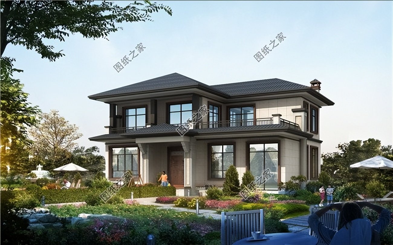 農(nóng)村新中式自建別墅設(shè)計(jì)，給人古樸韻味、清雅別致的經(jīng)典享受