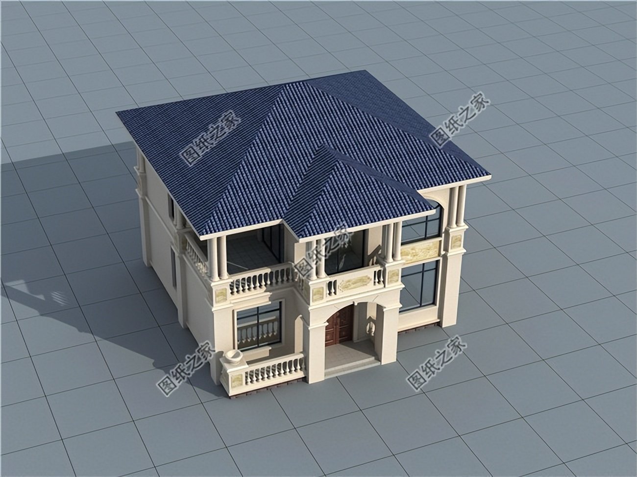 農(nóng)村簡(jiǎn)歐式自建房設(shè)計(jì)，巧妙的色彩搭配營(yíng)造溫馨居住氛圍