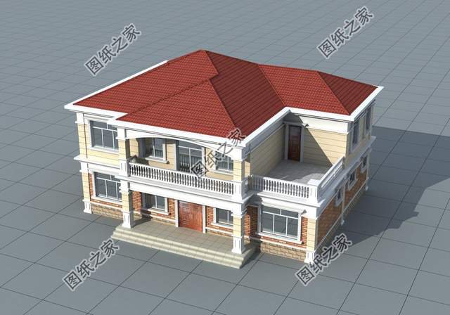 簡歐風(fēng)自建別墅設(shè)計(jì)，沒有過多的繁雜裝飾，增加建筑美感