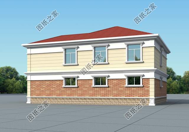 簡歐風(fēng)自建別墅設(shè)計(jì)，沒有過多的繁雜裝飾，增加建筑美感