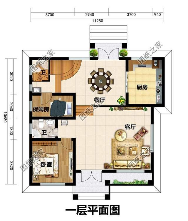簡歐風(fēng)自建別墅設(shè)計(jì)，沒有過多的繁雜裝飾，增加建筑美感