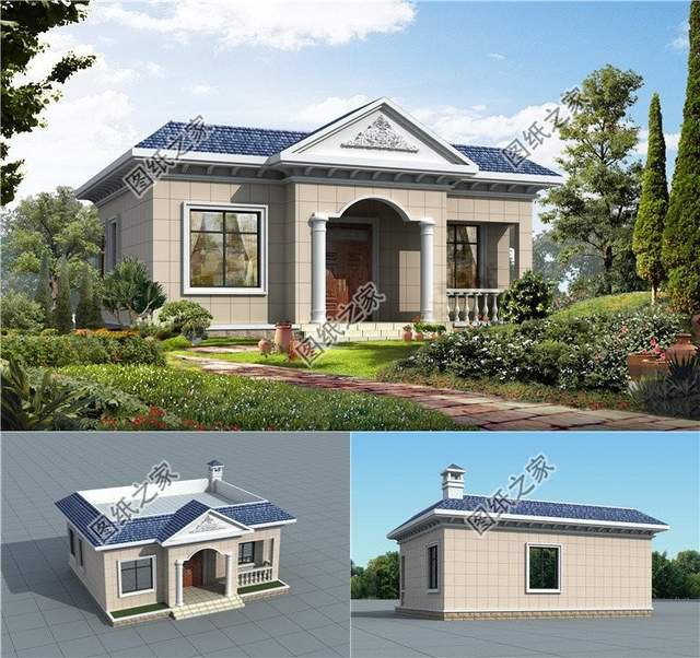 農(nóng)村一層養(yǎng)老房別墅，為父母建造一個(gè)安心的居住環(huán)境，安度晚年