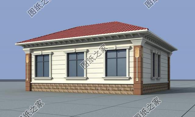 農(nóng)村一層養(yǎng)老房別墅，為父母建造一個(gè)安心的居住環(huán)境，安度晚年