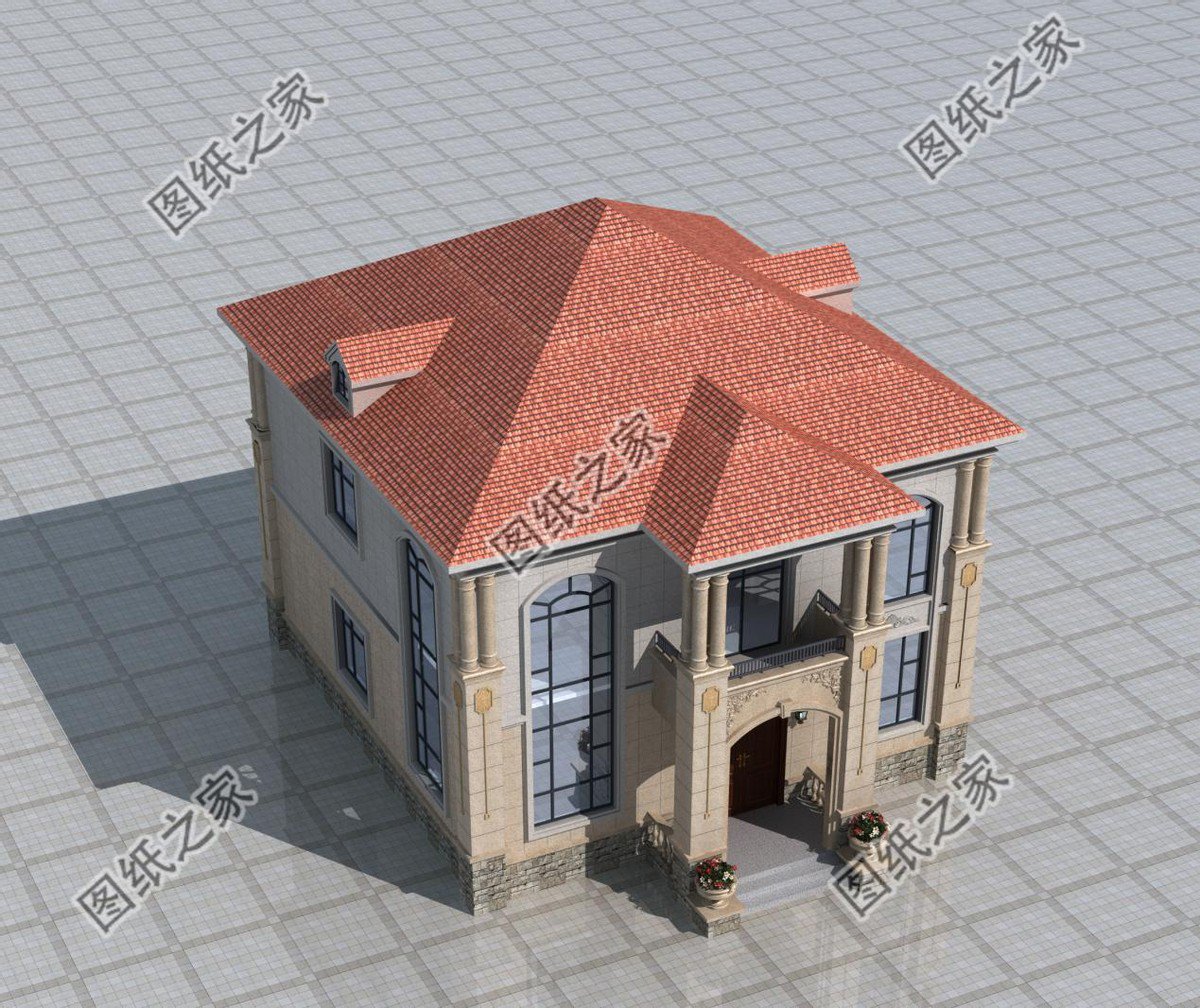 傳統(tǒng)歐式自建房設(shè)計，造型經(jīng)典好看，屋內(nèi)布局合理實用