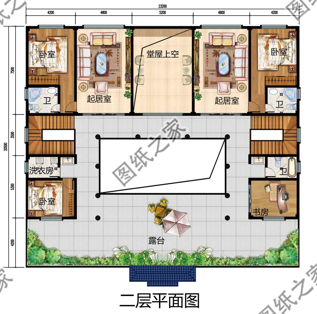 中式合院別墅設(shè)計，傳統(tǒng)院落式建筑理念，純樸又溫馨盡顯大家風(fēng)范
