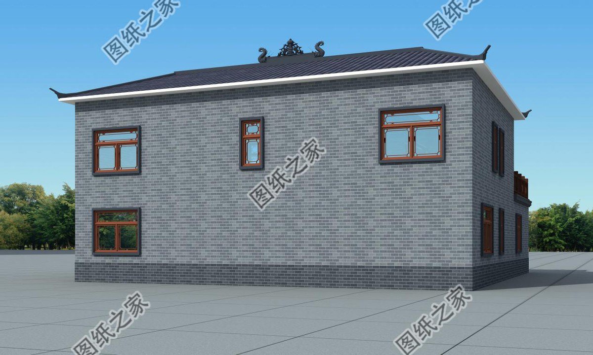 中式合院別墅設(shè)計，傳統(tǒng)院落式建筑理念，純樸又溫馨盡顯大家風(fēng)范