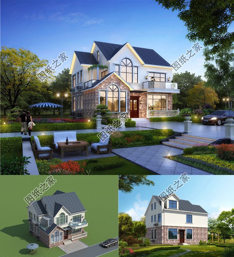 文化石裝飾的農村別墅，自然耐看呈現(xiàn)出清新自然的既視感