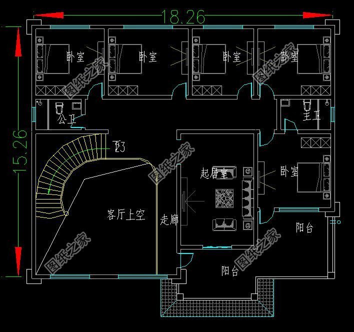 大面積露臺設(shè)計，戶外娛樂空間充裕，享受鄉(xiāng)村的美好風(fēng)光