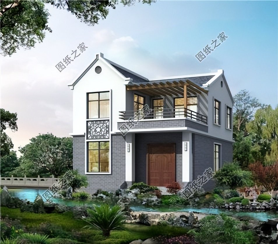 中式國風農(nóng)村自建房設計，詩情畫意十足韻味，忍不住分享給大家