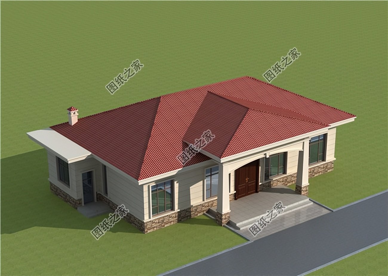 設計精良的歐式別墅，超大落地窗，鄉(xiāng)間美景自然融入家居