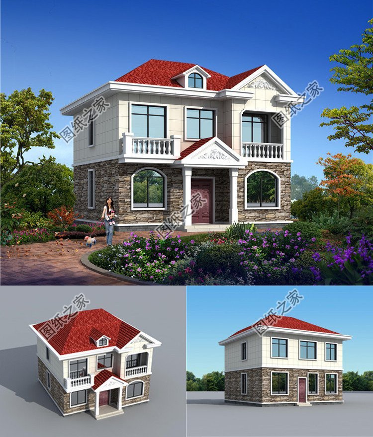 小戶型農村自建房設計，完全可以滿足家人的居住需求