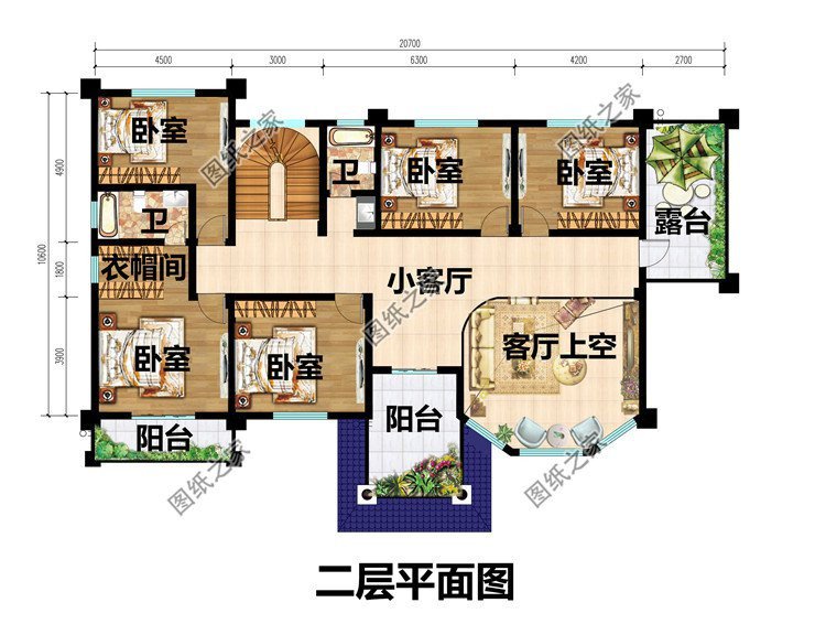 鄉(xiāng)村二層別墅設計，過上安心溫馨的晚年生活，享受天倫之樂