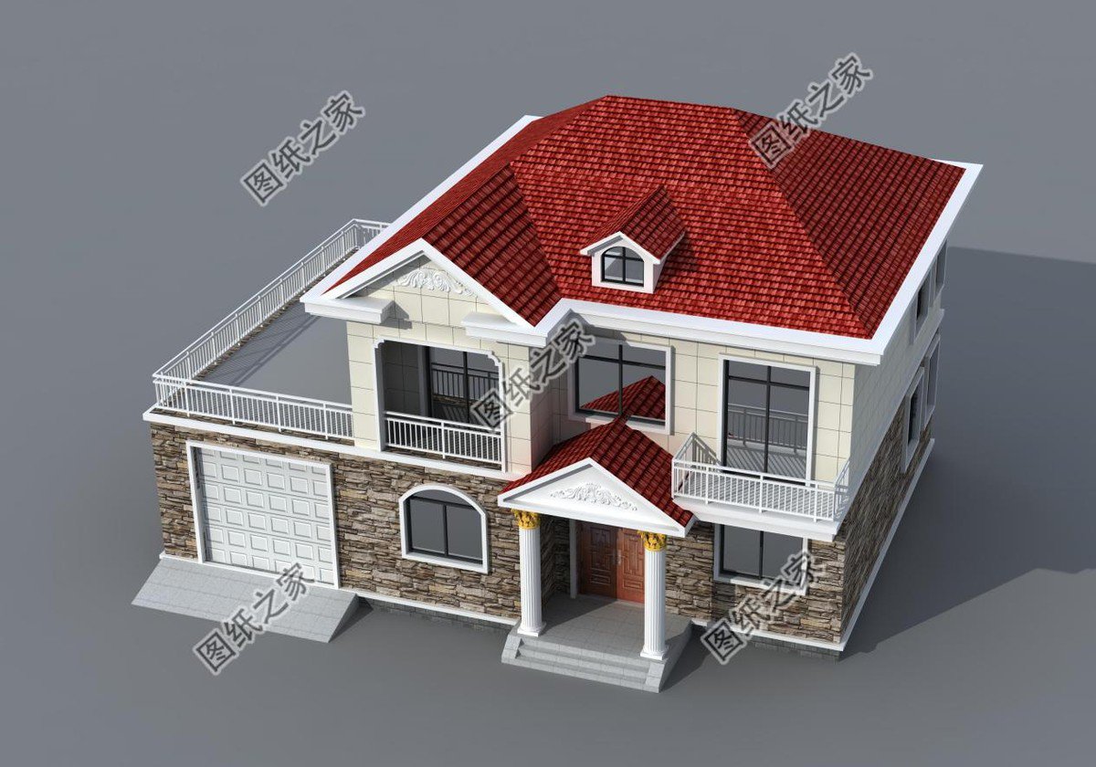 鄉(xiāng)村二層別墅設計，過上安心溫馨的晚年生活，享受天倫之樂