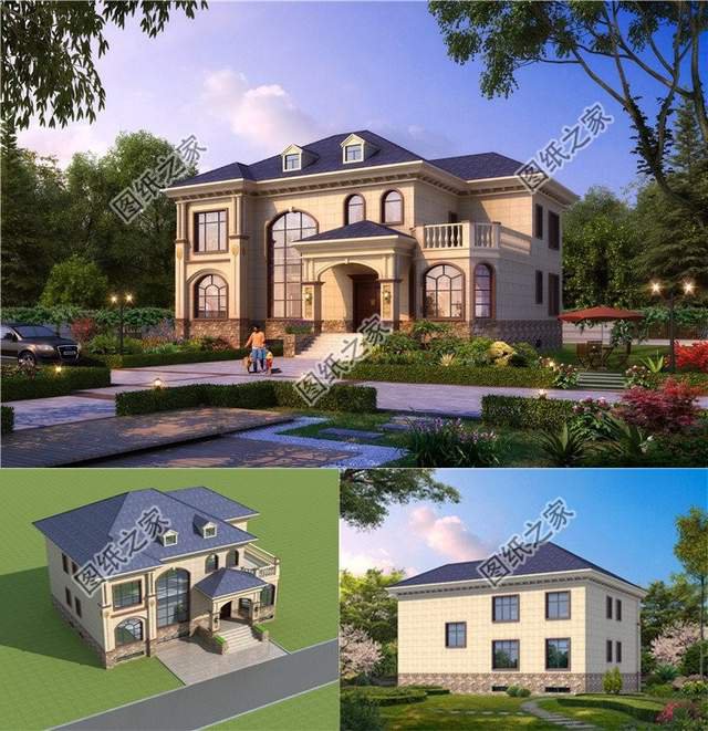 巴洛克風(fēng)農(nóng)村別墅設(shè)計(jì)，浪漫唯美感要溢出來(lái)了，越看越喜歡