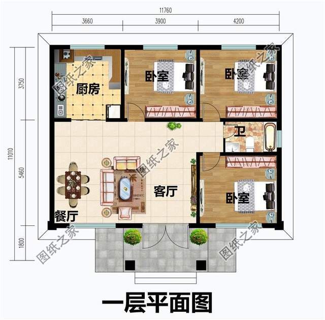 農(nóng)村一層自建房設(shè)計，追求回歸本真，向往的生活