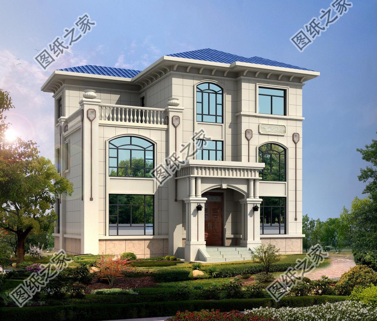 四套高端農(nóng)村別墅設(shè)計(jì)，超級(jí)高的性價(jià)比，品質(zhì)生活有聲有色