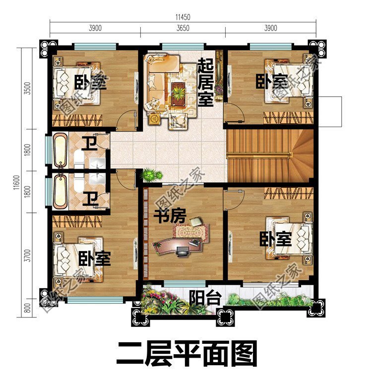 占地方正適用型農(nóng)村別墅，外觀氣派室內(nèi)格局實用，造價不高
