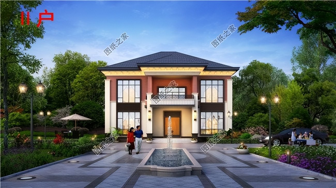 占地方正適用型農(nóng)村別墅，外觀氣派室內(nèi)格局實用，造價不高