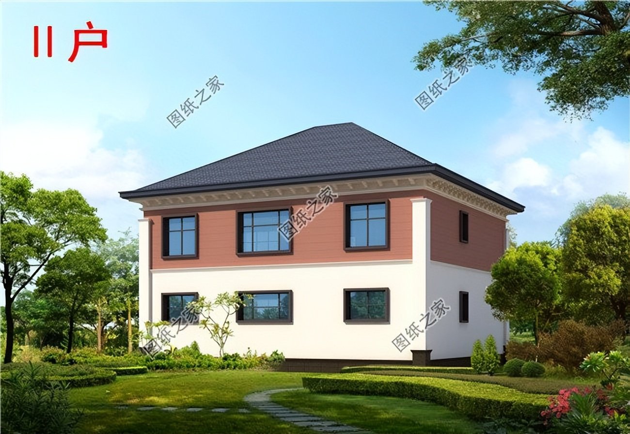 占地方正適用型農(nóng)村別墅，外觀氣派室內(nèi)格局實用，造價不高