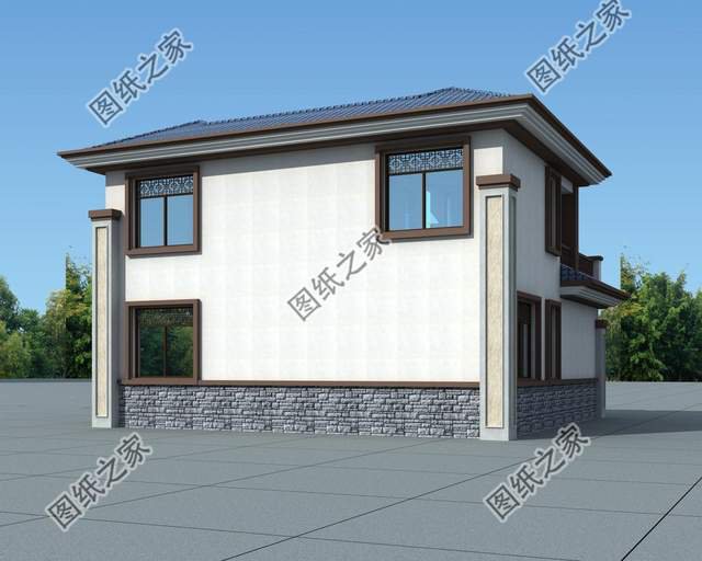 復(fù)古農(nóng)村別墅設(shè)計(jì)，中式對(duì)稱之美略顯大氣，散發(fā)著幾百年的厚重感