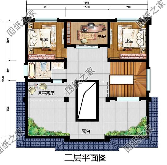 復(fù)古農(nóng)村別墅設(shè)計(jì)，中式對(duì)稱之美略顯大氣，散發(fā)著幾百年的厚重感