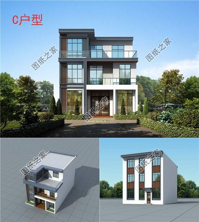 農(nóng)村三層別墅設(shè)計，平淡的鄉(xiāng)村生活，滿滿的都是幸福的滋味