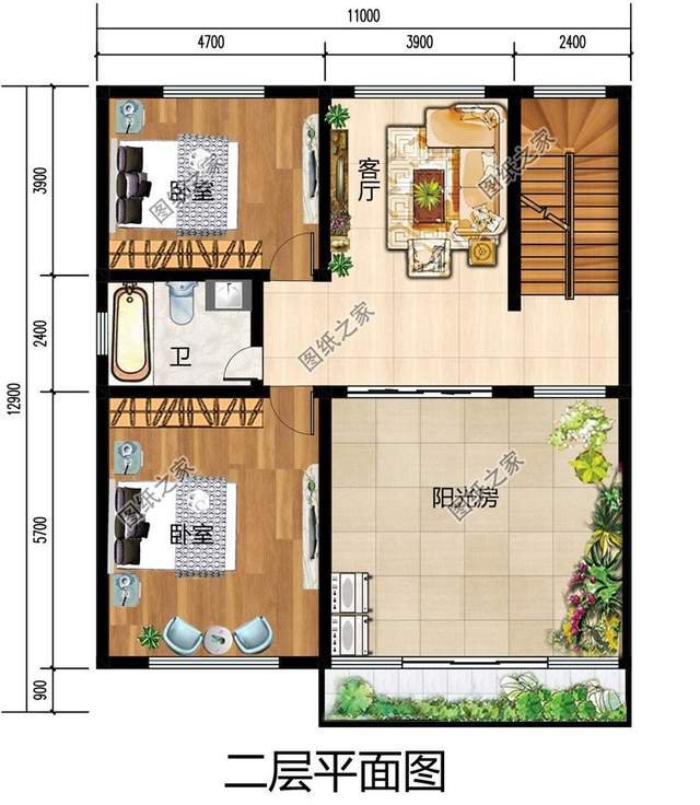 鄉(xiāng)村帶陽光房自建別墅設(shè)計，在慢節(jié)奏的農(nóng)村里感受自然慢生活