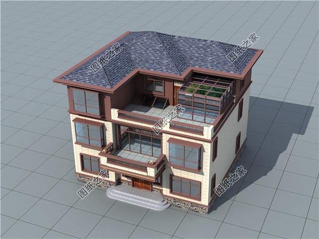 鄉(xiāng)村帶陽光房自建別墅設(shè)計，在慢節(jié)奏的農(nóng)村里感受自然慢生活