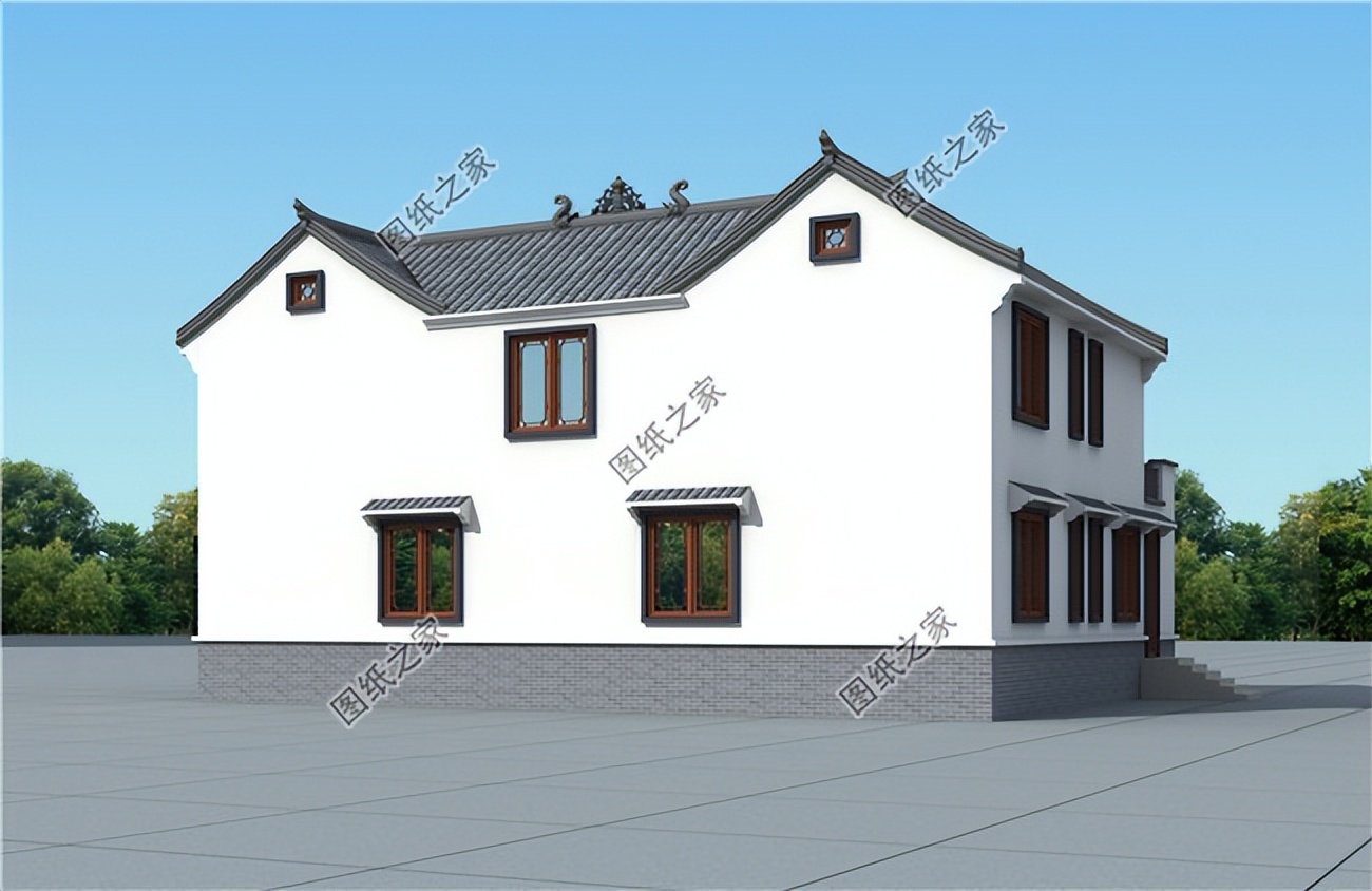 中式四合院別墅推薦，古典庭院設(shè)計(jì)重新譜寫(xiě)農(nóng)村建房新篇章