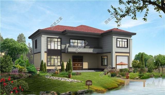 農(nóng)村二層小別墅推薦，都帶有車庫(kù)設(shè)計(jì)，方便戶主出行