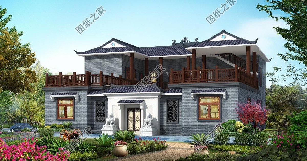 農(nóng)村最美的中式別墅設(shè)計(jì)，青磚灰瓦充滿古韻，更受歡迎