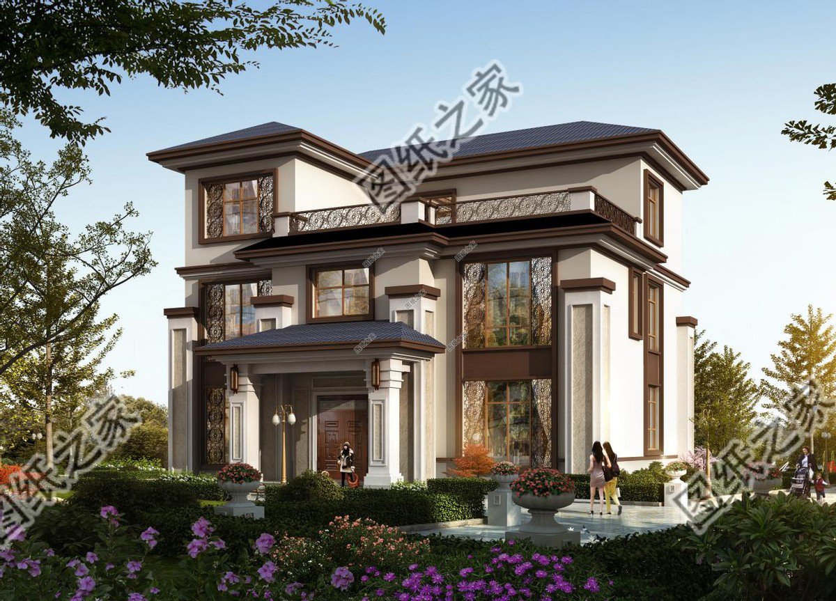 新中式三層別墅設(shè)計(jì)，傳統(tǒng)中帶有時(shí)代感，你們心動(dòng)了沒(méi)？
