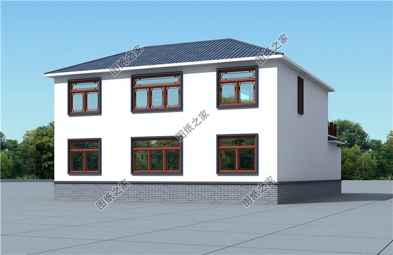 中式風格農(nóng)村自建房，簡潔的白墻黛瓦，彰顯中式住宅的氣場與浪漫