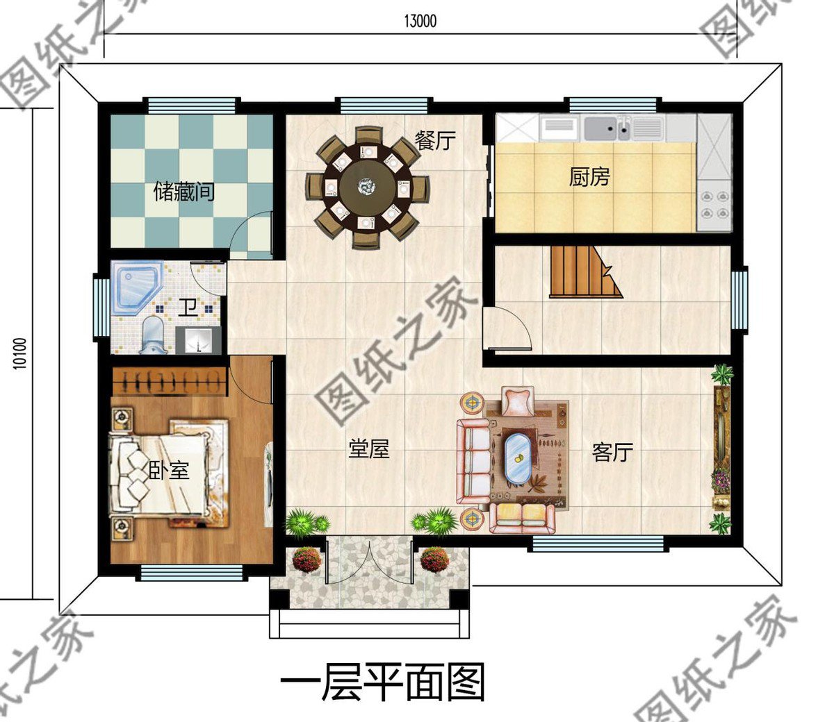 帶堂屋設(shè)計(jì)的農(nóng)村別墅推薦，符合老百姓的需求，更加貼近生活