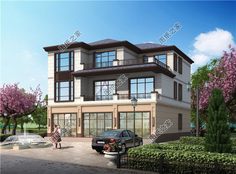 農(nóng)村帶商鋪自建房推薦，一層為門臉二三層自住，掙錢生活兩不誤