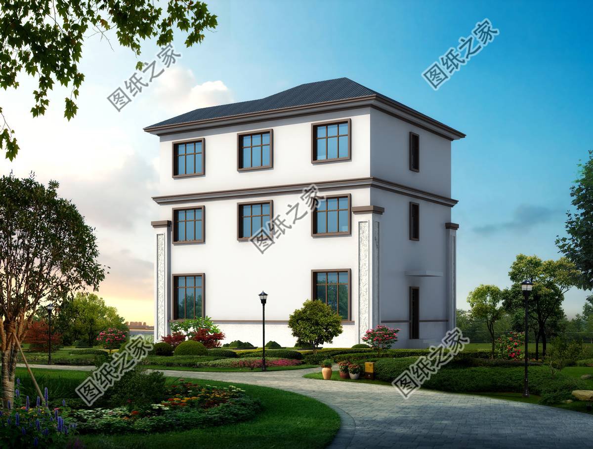 新中式建筑風(fēng)格自建別墅經(jīng)典之作，深受廣大建房者的喜愛