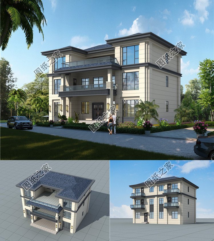 新中式建筑風(fēng)格自建別墅經(jīng)典之作，深受廣大建房者的喜愛