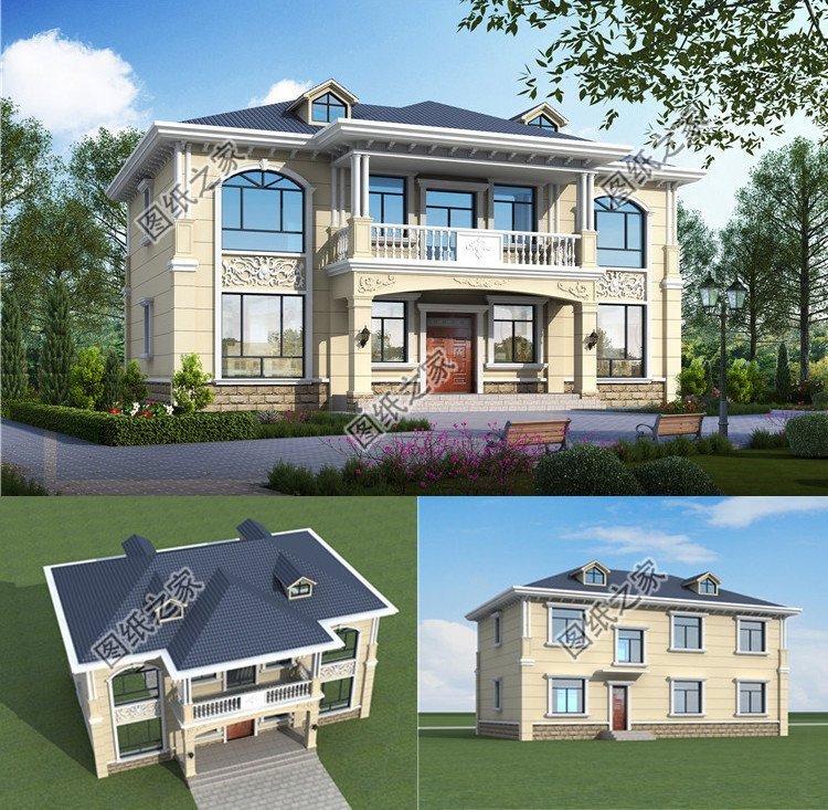 帶落地窗的農(nóng)村別墅，提升通風(fēng)與采光效果，是值得建造的好住宅