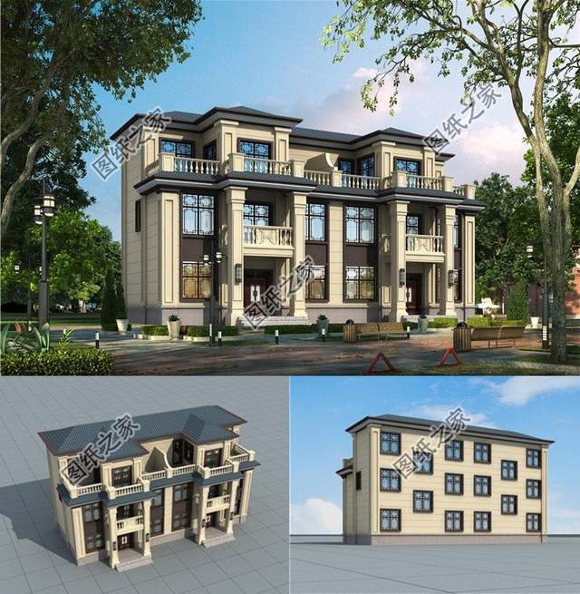 回家建棟雙拼別墅，一家人就要整整齊齊的，家和萬(wàn)事興