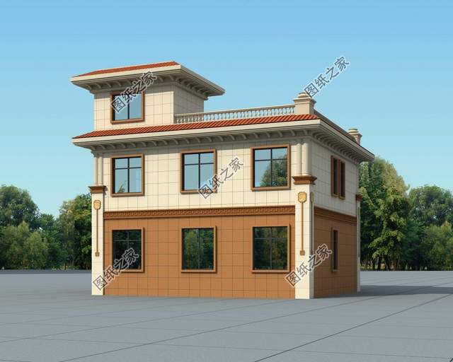 占地120平農(nóng)村別墅設(shè)計，在農(nóng)村老家建一棟，誰見了不眼饞