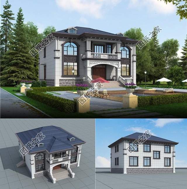 精美歐式別墅設(shè)計，當(dāng)下農(nóng)村建房打頭的建筑風(fēng)格，快來看一看吧