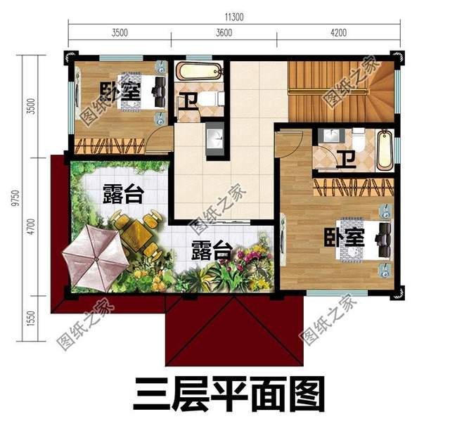 農(nóng)村三層別墅設計，高端大氣，提升一家人的生活質(zhì)量