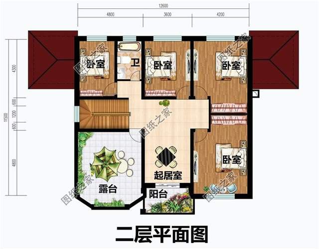 帶文化石的農(nóng)村別墅設(shè)計(jì)，色彩多樣外觀給你營造出炫彩的舒適生活