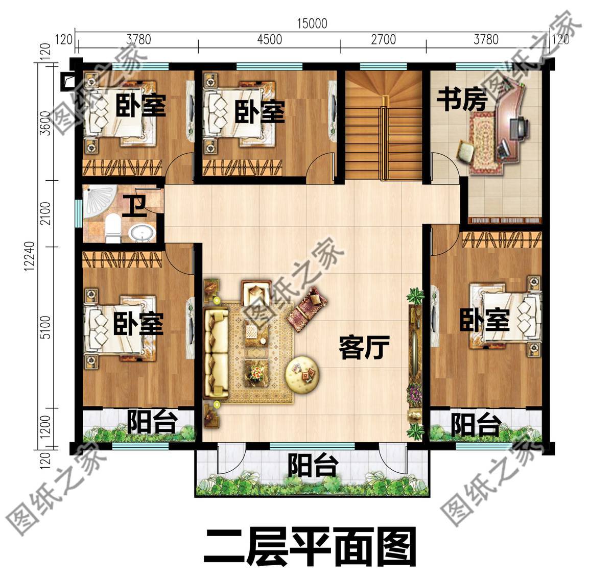 農(nóng)村雙層別墅設(shè)計推薦，功能齊全強大，外觀造型討人喜歡