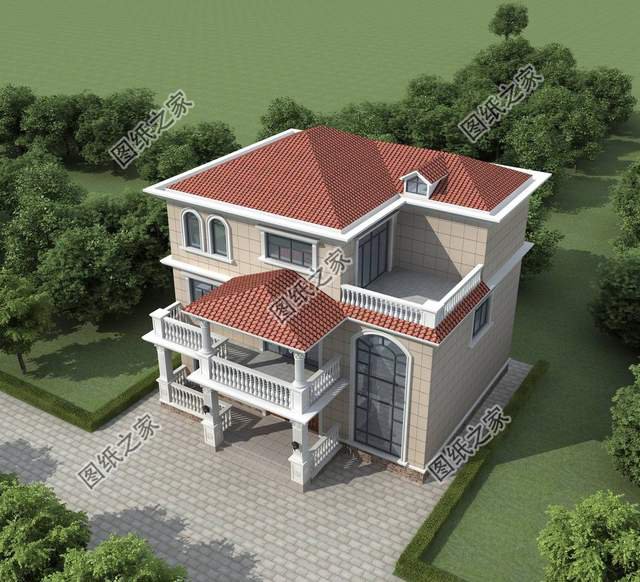 五款三層別墅設(shè)計(jì)，外觀新穎時(shí)尚，建一棟妥妥的人生贏家