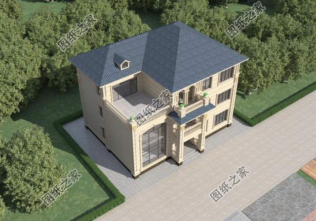 五款三層別墅設(shè)計(jì)，外觀新穎時(shí)尚，建一棟妥妥的人生贏家