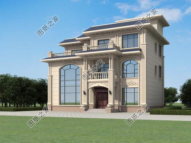 五款三層別墅設(shè)計(jì)，外觀新穎時(shí)尚，建一棟妥妥的人生贏家