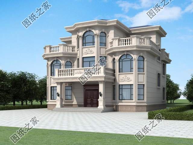 五款三層別墅設(shè)計(jì)，外觀新穎時(shí)尚，建一棟妥妥的人生贏家